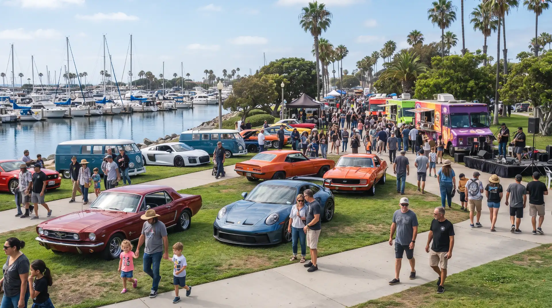 A Car Show Built Around the Ford Mustang